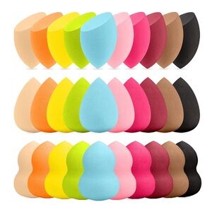 Makeup Sponge Set Latex-Free Beauty Blender Wet Dry Powder Foundation Concealer